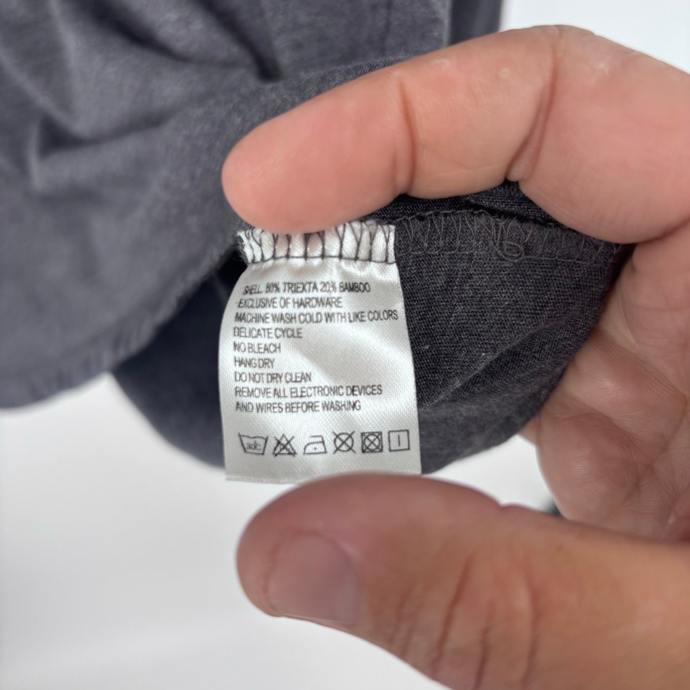 SCOTTEVEST SeV SJ QZIP 1/4 Zip Pullover Men XXXL Grey Travel Hidden Pocket *FLAW - Picture 5 of 11